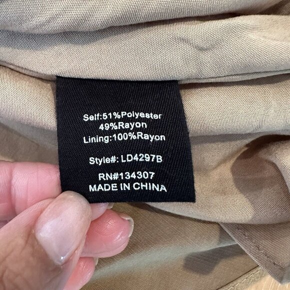 Line & Dot Revolve Slip Dress Womens S Sleeveless Midi Satin Fairy Coquette Y2K - Picture 10 of 14